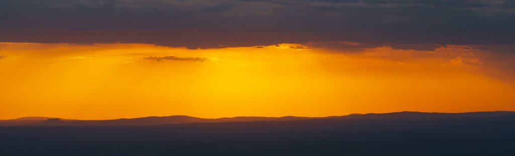 sunrise over Tanzania